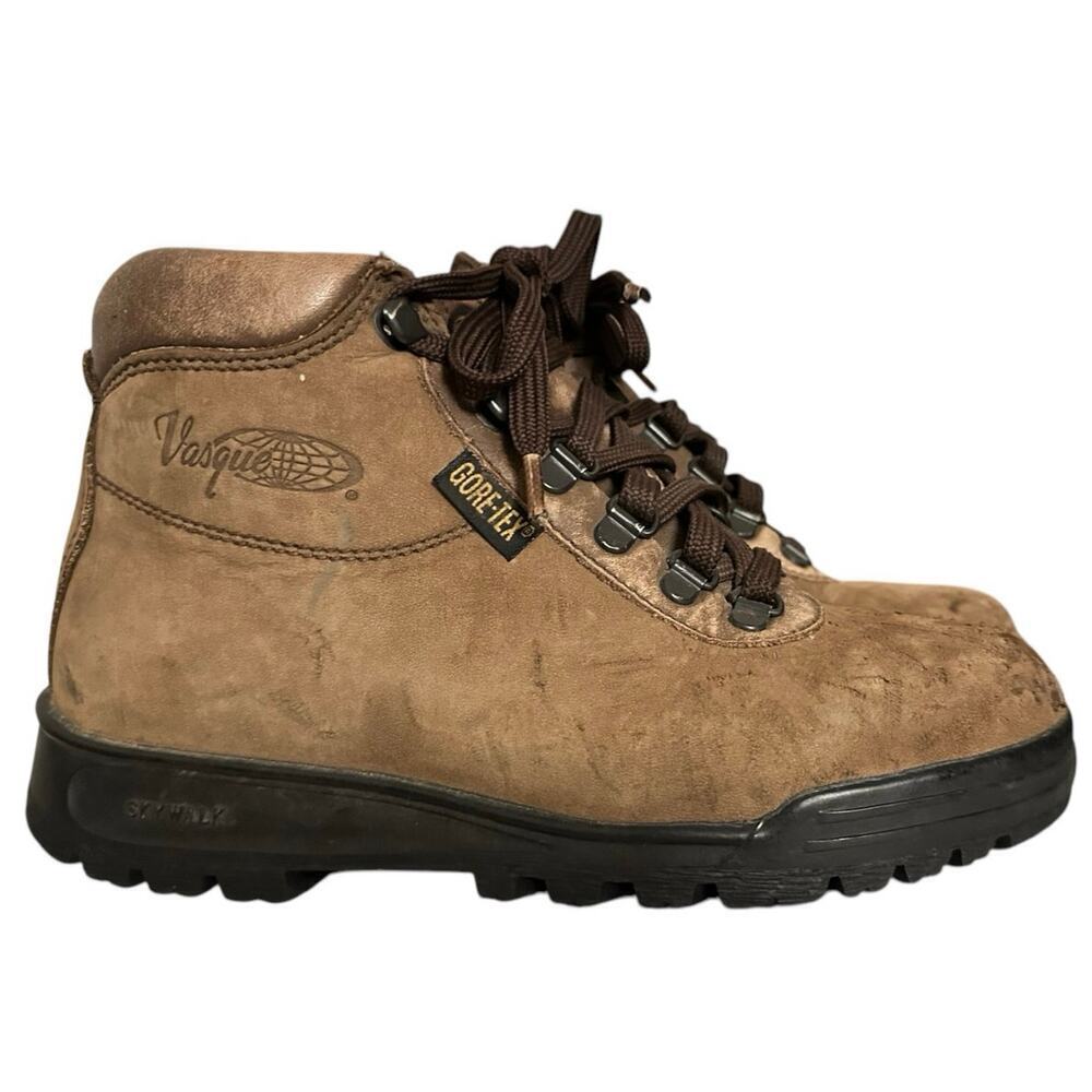 Vasque Skywalk Gore-Tex Cowhide Leather Hiking Boots‎ Women's Sz. 6.5 Gorpcore